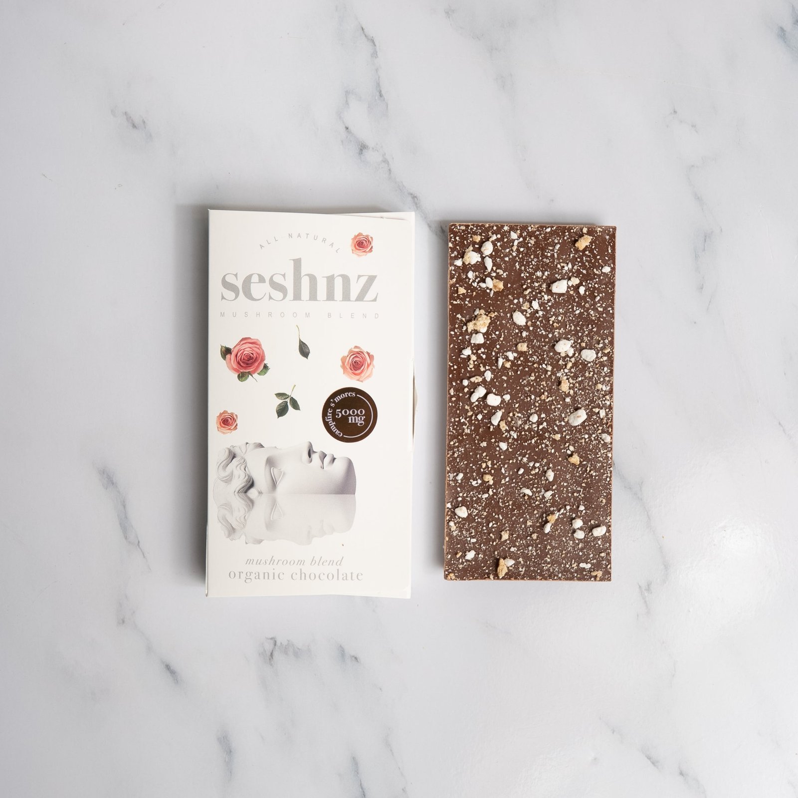 Mushroom Blend Chocolate - Campfire S'mores Mushroom Blend Chocolate - Campfire S'mores